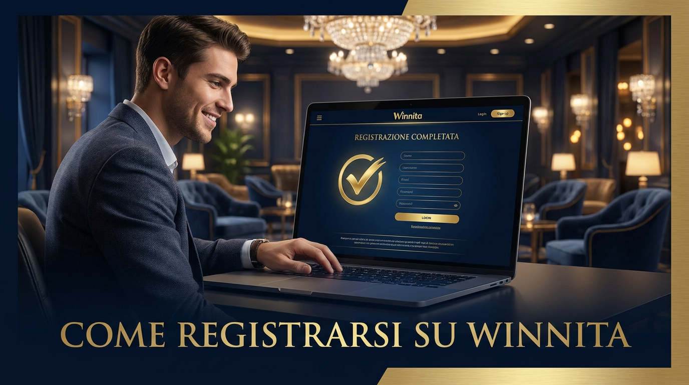 Winnita Casino – Modulo di registrazione