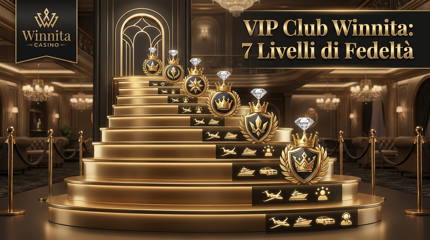 Winnita Casino VIP Club – 7 livelli di fedeltà